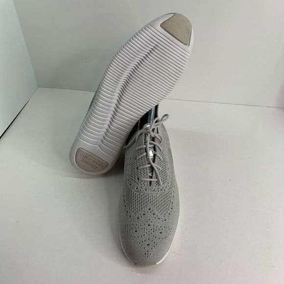 Cole Haan Women's‎ US 10.5  B Zerogrand Wingtip Stitchlite Oxford Sneakers Grey - Picture 8 of 10